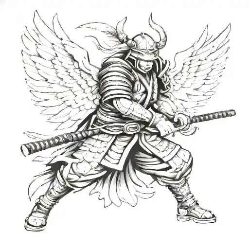 Samurai With Wings