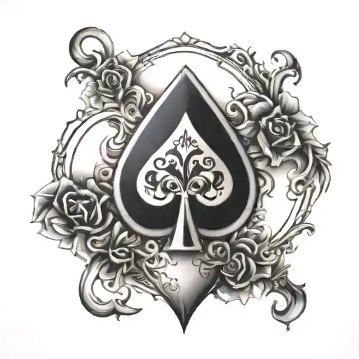Spades Card Past Life Of Darkness