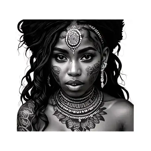 African For Full Arm