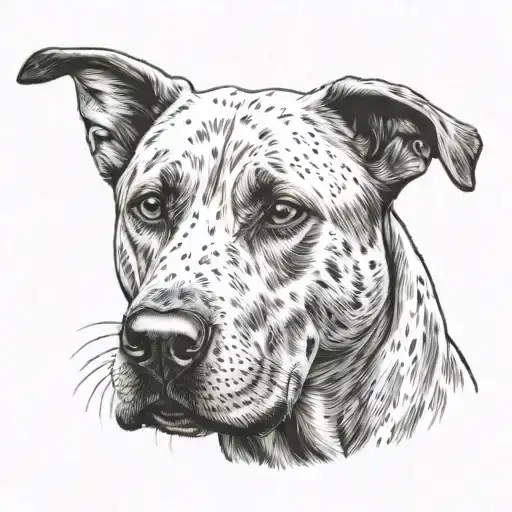 Labrador Dog White Whith Small Dot On Tongue Coming Out And His