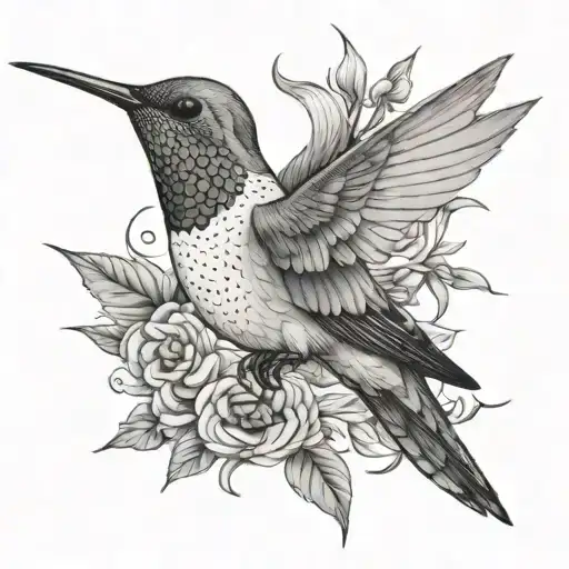Humming Bird Sitting