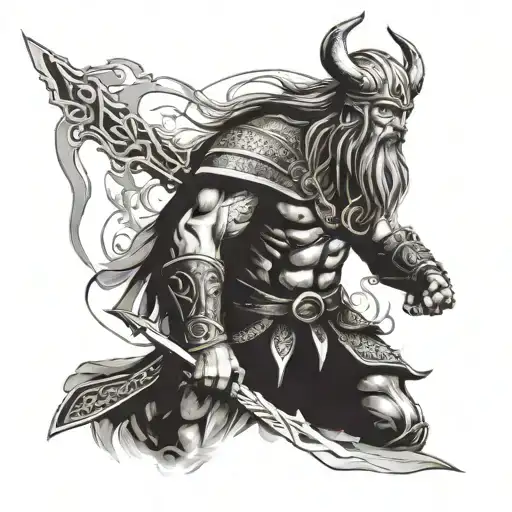 Vikings Warrior Black Grey