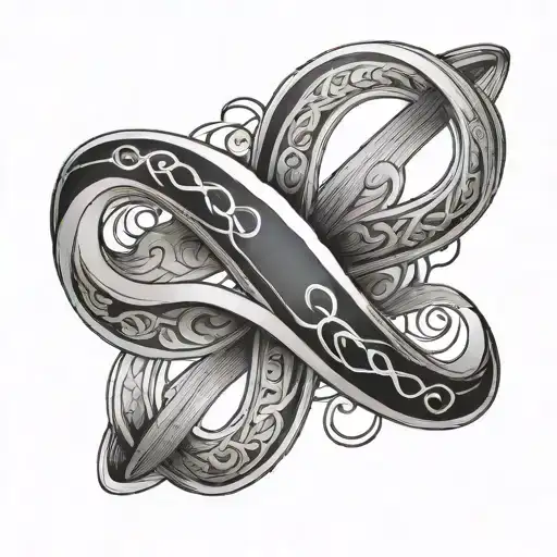 Infinity Symbol Intertwined