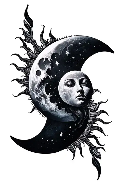 Sun And Moon Realism
