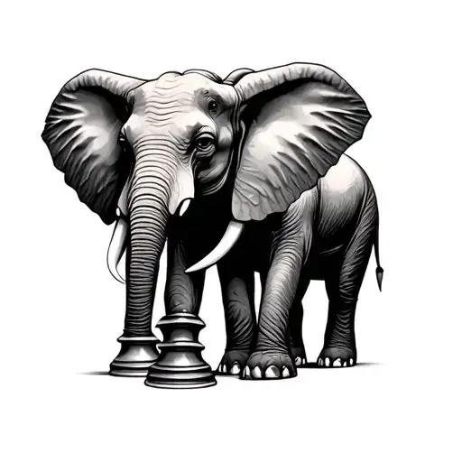 Dali Chess Elephants