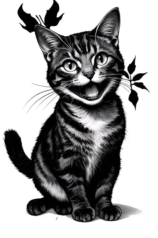 Alice Grin Cat In Wonderland Dark