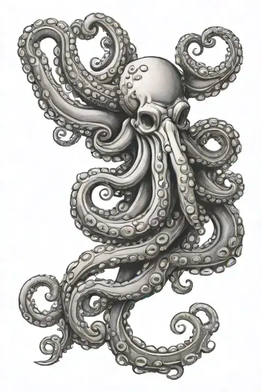 Octopus Arm Around A Key