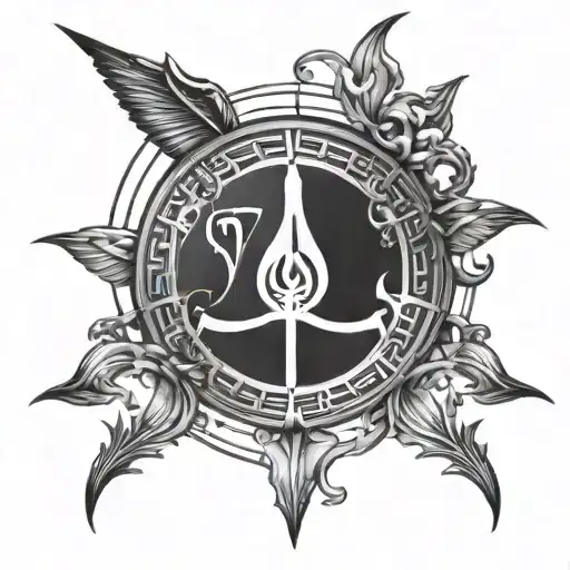 Psychology Symbol Incorporating Elements