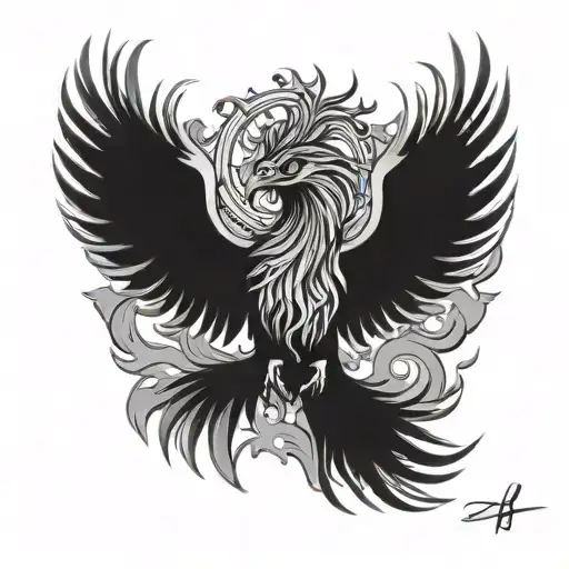 Phoenix Rising From The Ashes