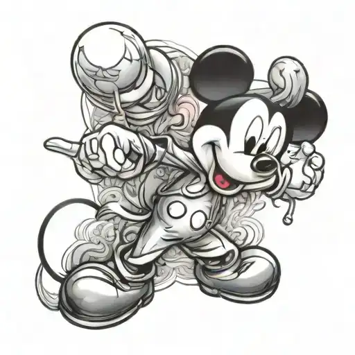 Mickey Mouse With Breast Cancer