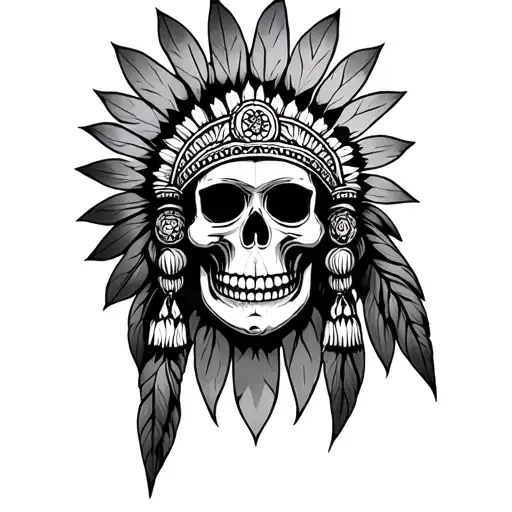 Indian Skull Head