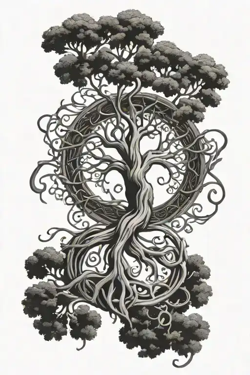 Celtic And Norse Tree Of Life