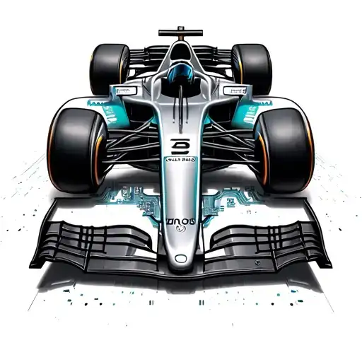 F1 Car And Spa Circuit Board Design