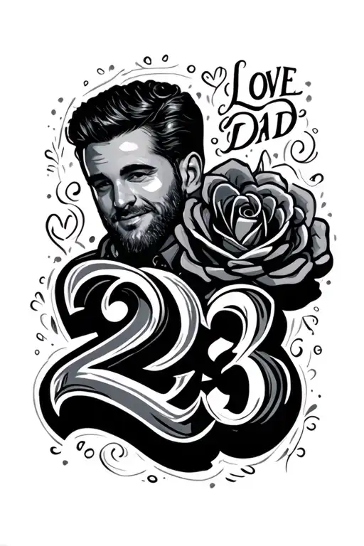 Love Dad And The Number 23
