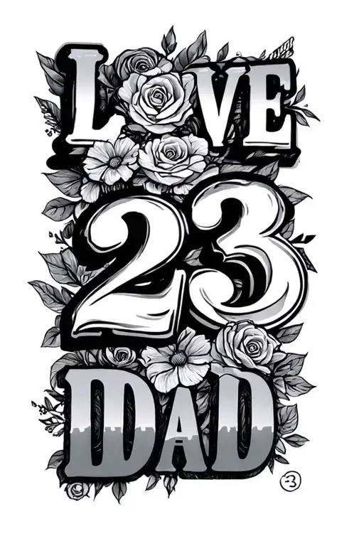 Love Dad And The Number 23 Fine Line