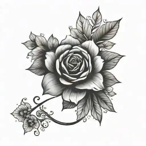 Floral Virgo Arm Band Minimalist