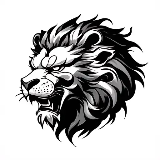 Chinese Lion Head