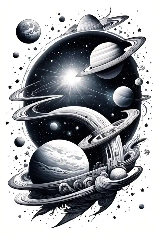 A Whole Theme Universe Space Galaxy And Universe