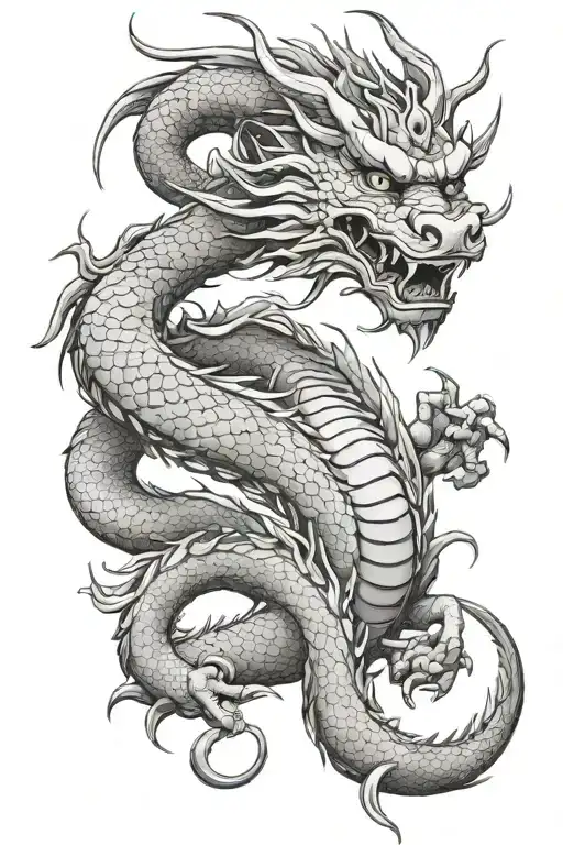 Asian Dragon Wraped