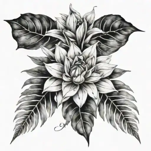 Frontosa Plants Watercolor Style