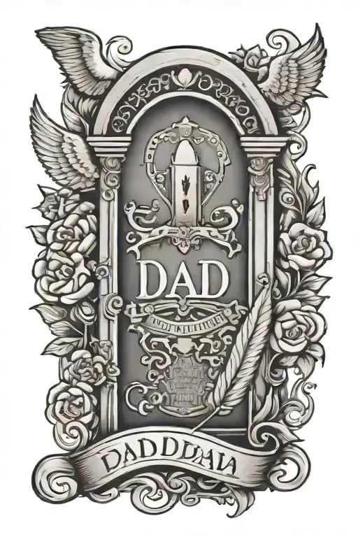 Dad Memorial Tomb Stone