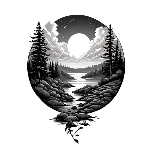 Religious Outdoor Landscape