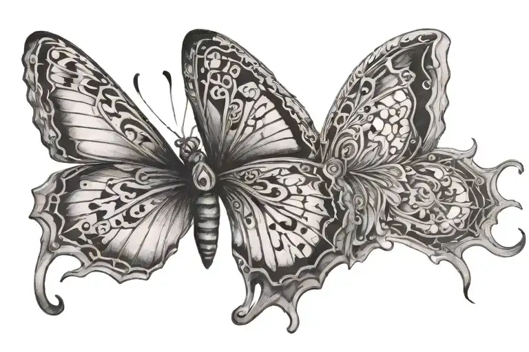 Butterfly With Animal Inside