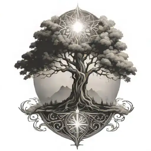 Norse Tree Of Light