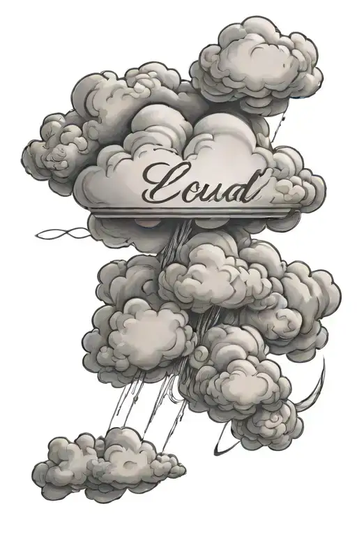 Cloud With Name Written
