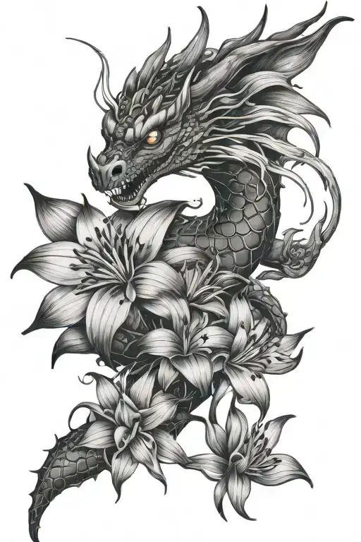 Dragon And Spiderlilly