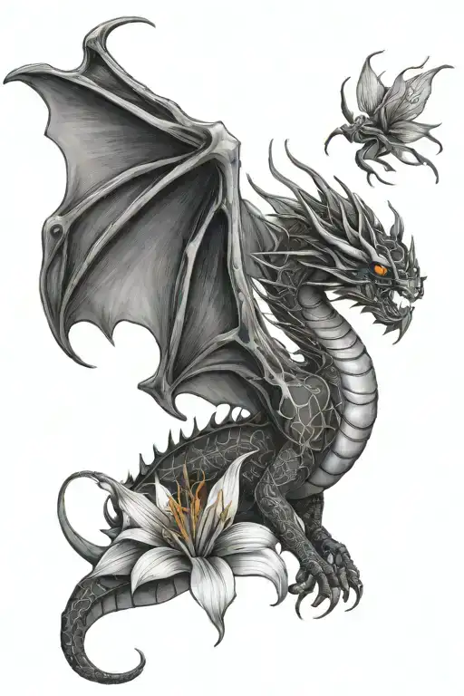 Dragon And Spiderlilly