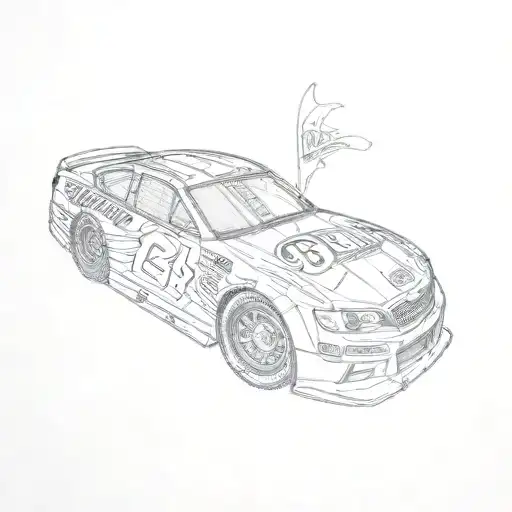 A Nascar Car