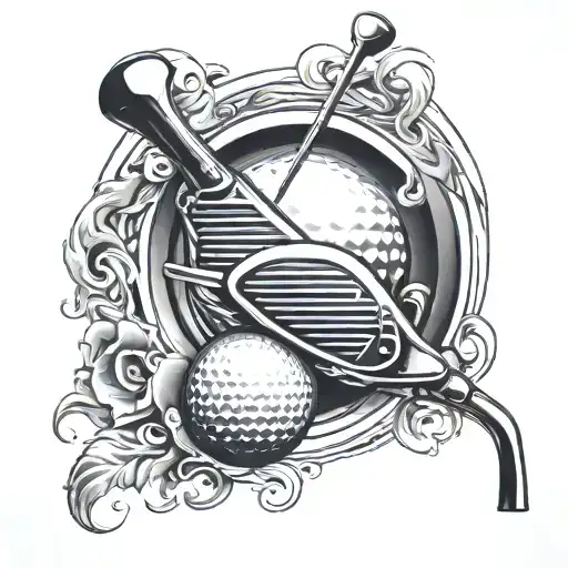 Golf Driver And Ball Morphing