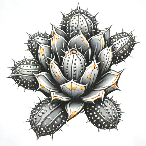 Mechanical Orange Cactus