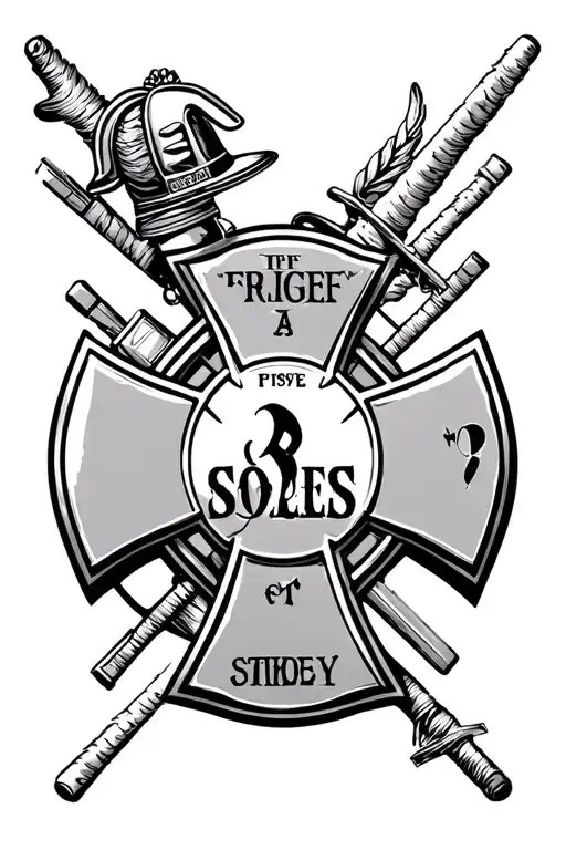 Firefighter Maltese Cross