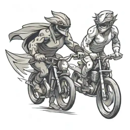 Online Gaming Friends Racing Each Other