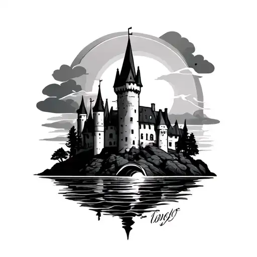 Castles Sunset Concept