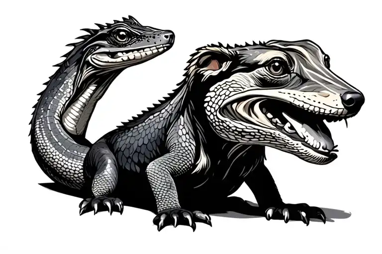 Bearded Dragon And Dog