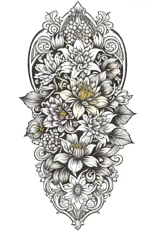 Chrysanthemum Violet Lilly Of The Valley Cosmo Narcisus Water Lilly Bouquet