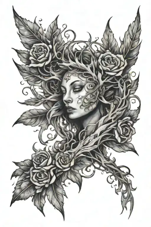 Reaching Towards Light Engulfed In Darkness