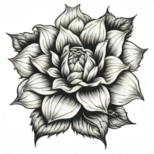 Black Dahlia Flower