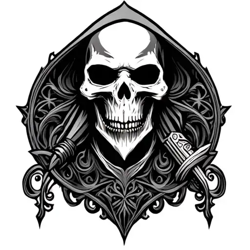 Filigree Grim Reaper Cybersigilism