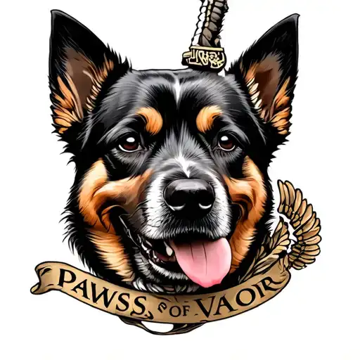 Paws Of Valor With Dog And Veteran