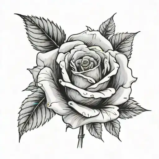 Let It Be A Rose Whose Stem Is A Brush Instead Of A Plant