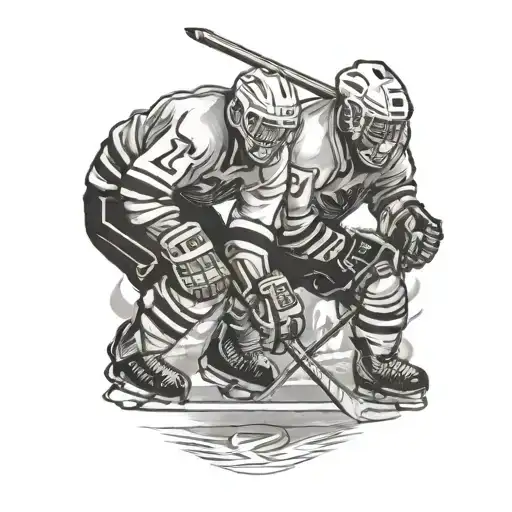 Father And Son Hockey