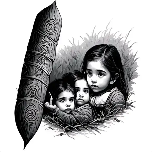 Ogham Writing Children