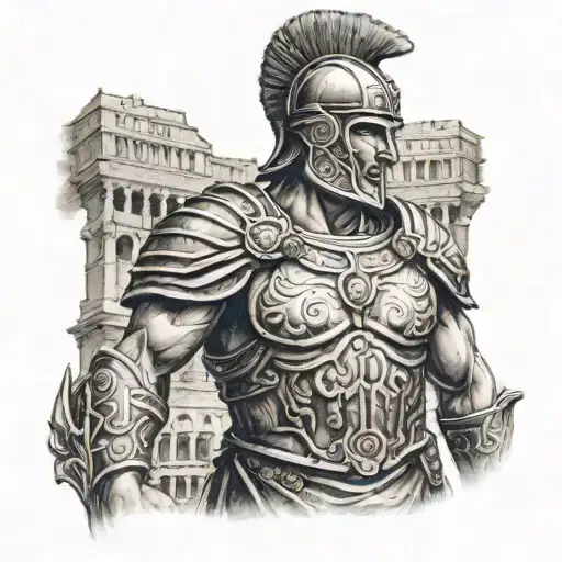 Coliseum Rome Warrior That Represents