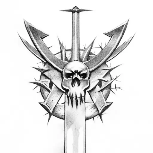 Sword With Thorns Spine