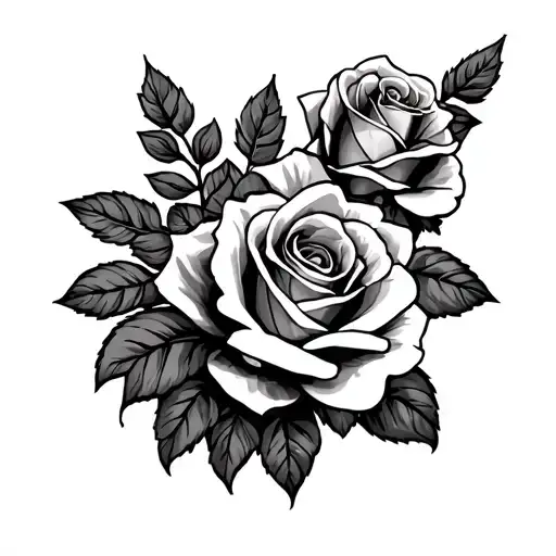 Knight Chess Piece And Roses