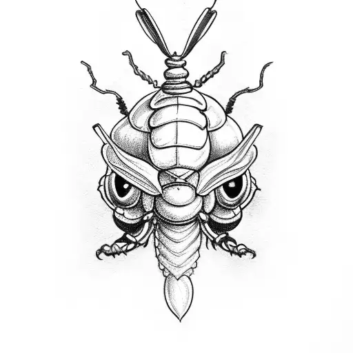 Note With Wasp At The Top And Crown